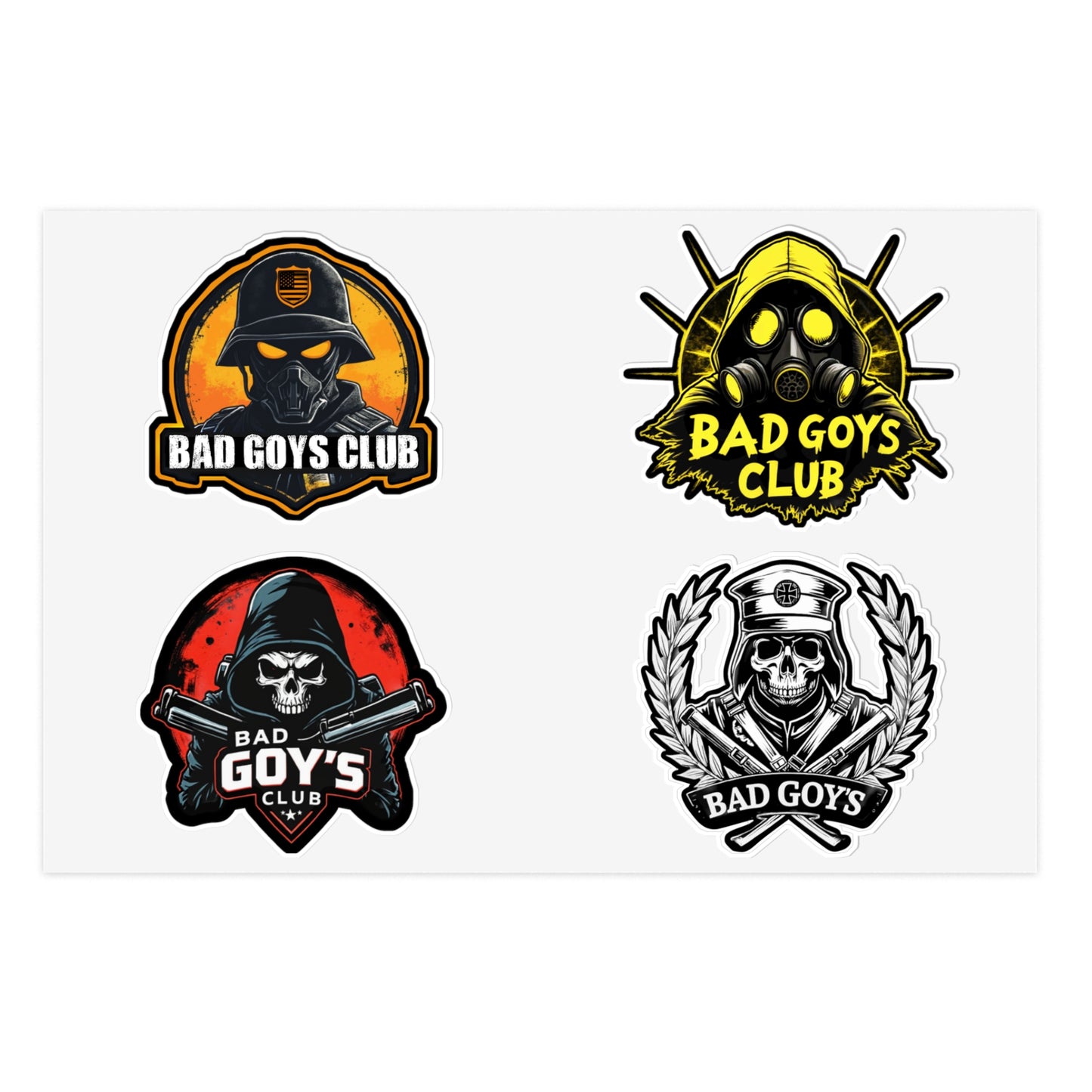 BGC CREW Sticker Sheets Printify