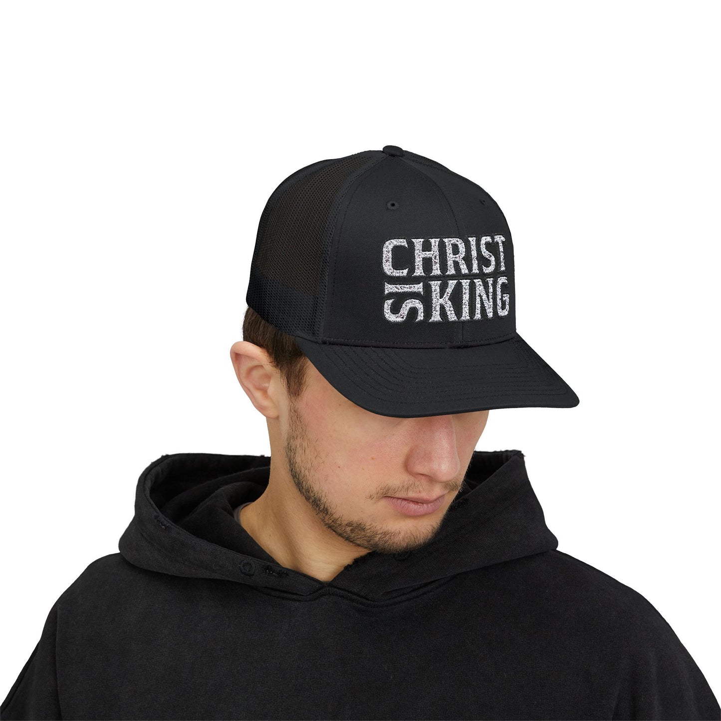 CHRIST IS KING Trucker Printify