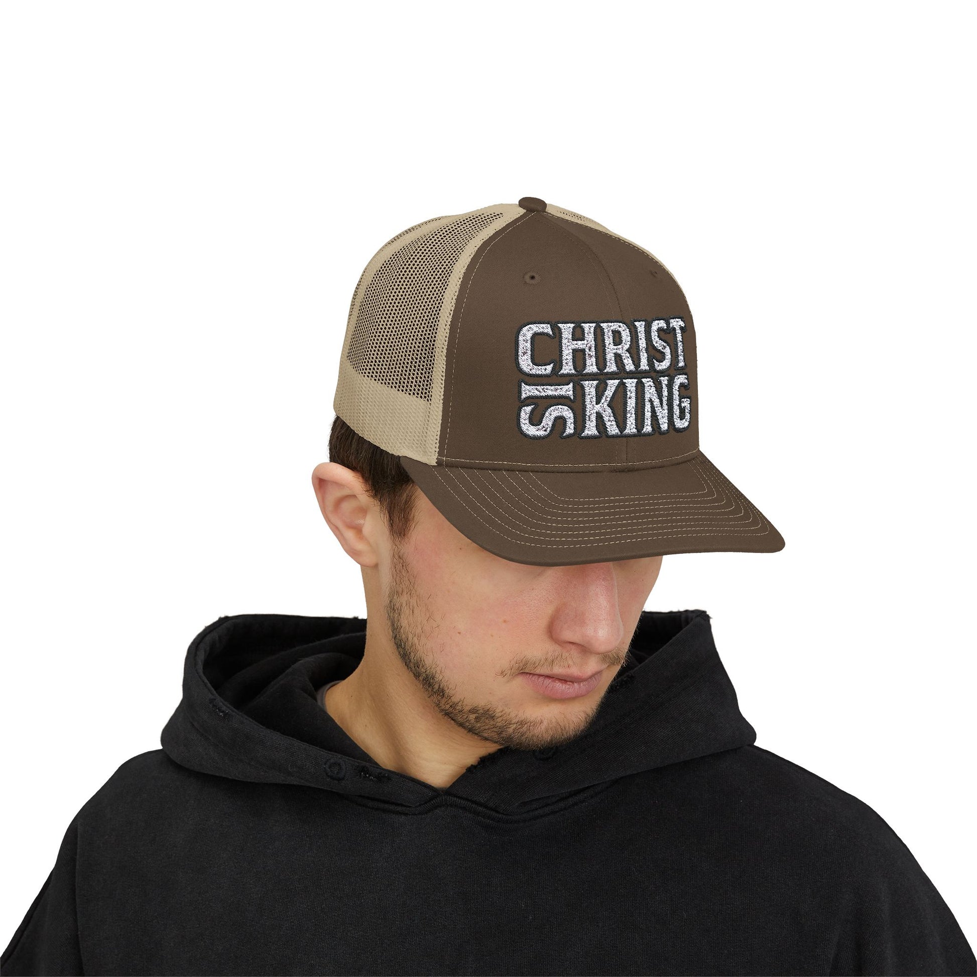 CHRIST IS KING Trucker Printify