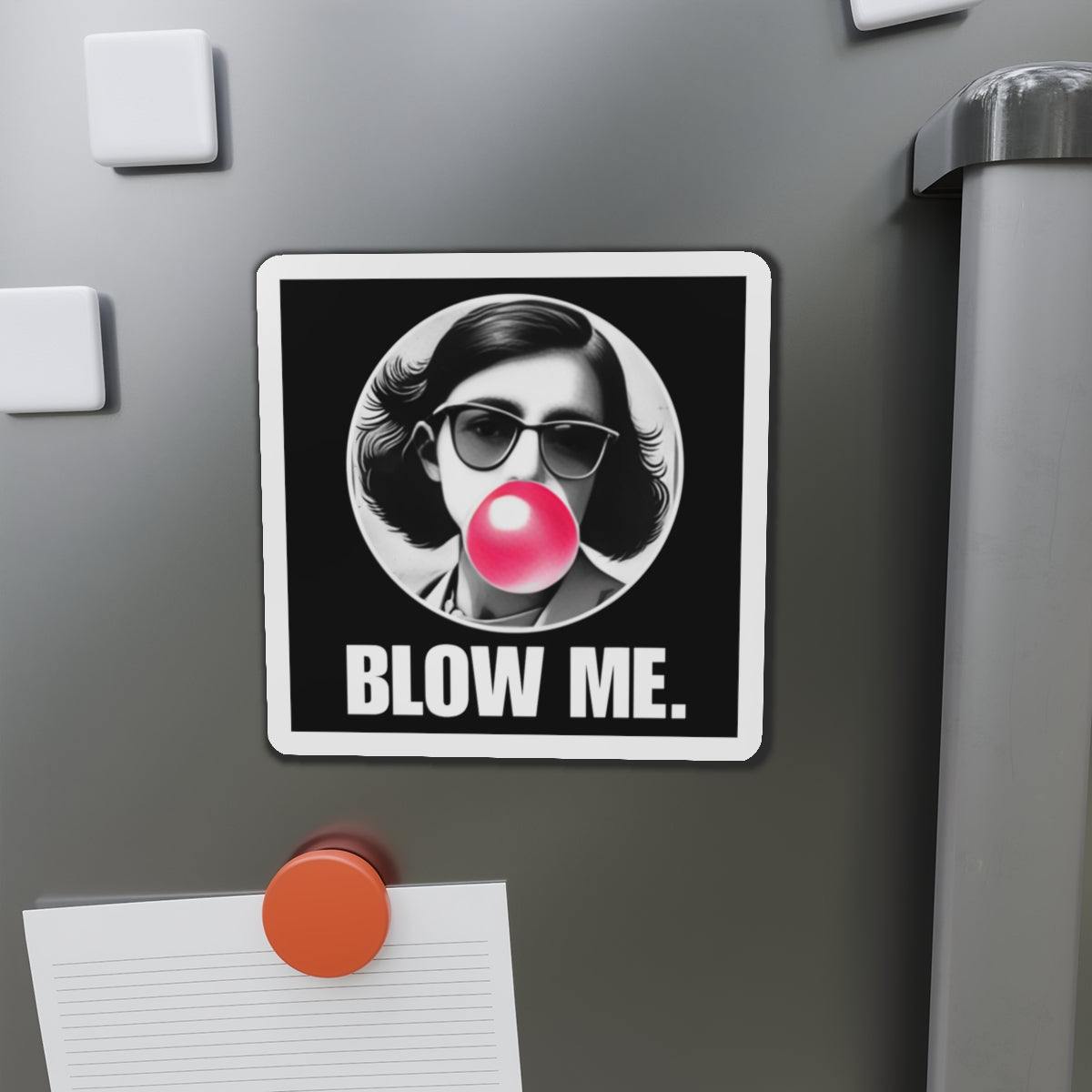 ANNE FRANK Blow Me Die-Cut Magnets Printify