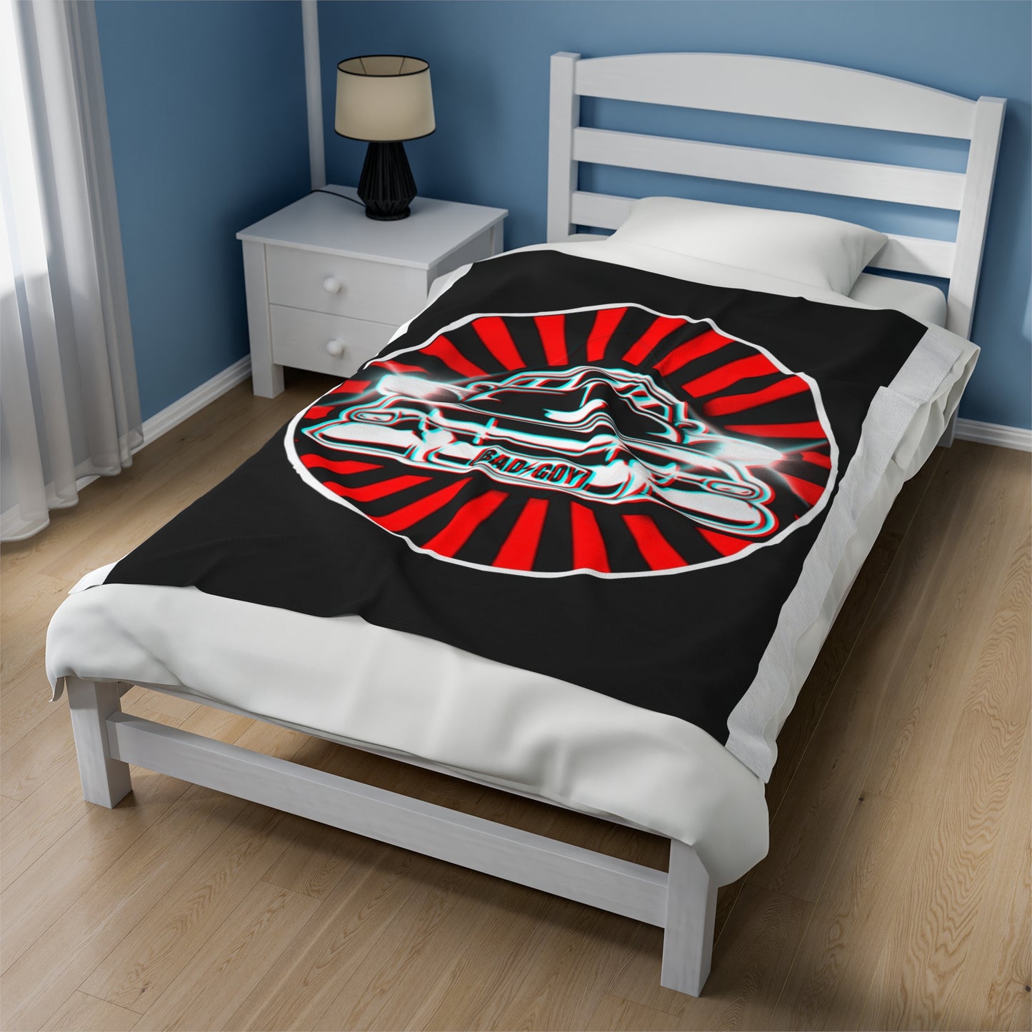 LOWRIDER Plush Blanket Printify