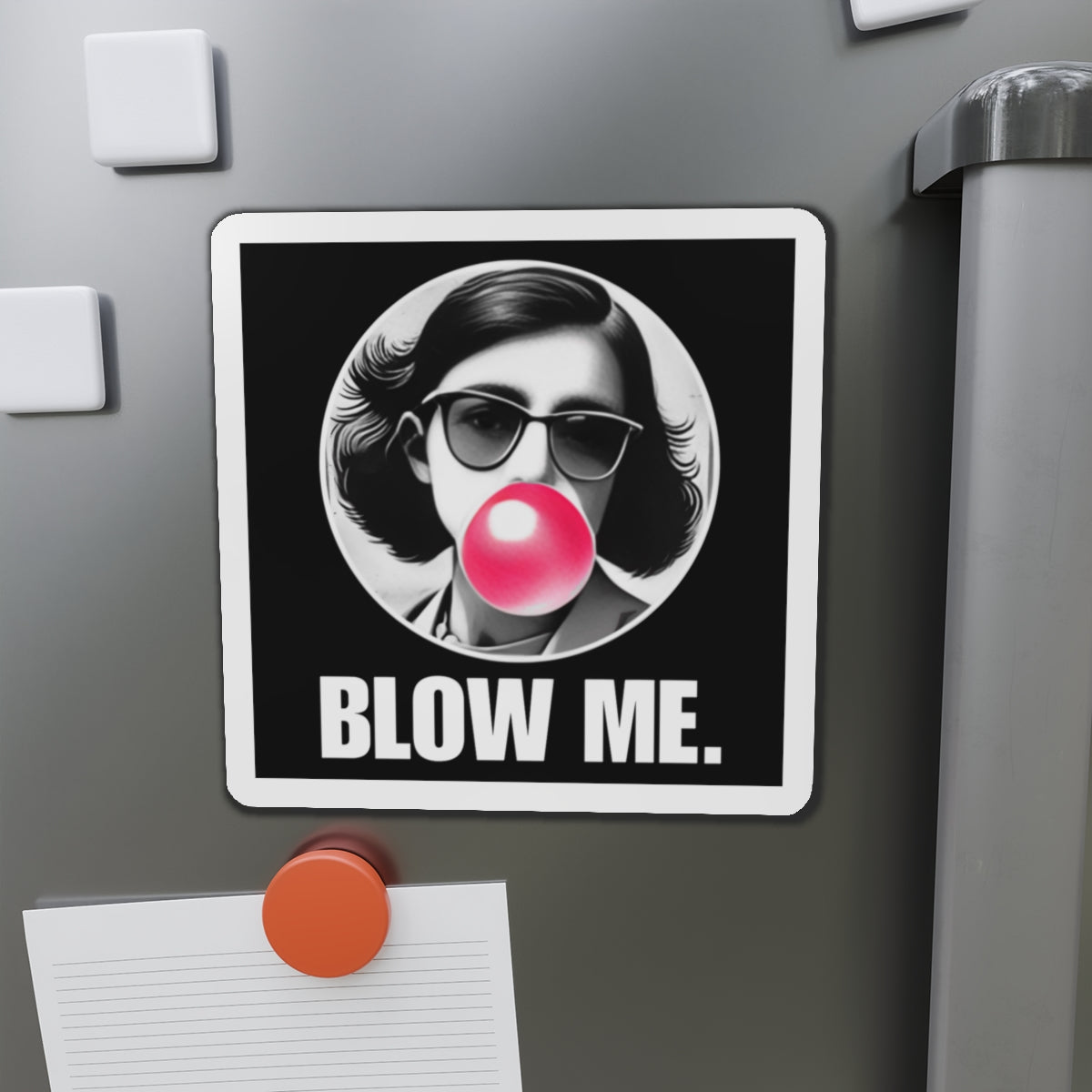 ANNE FRANK Blow Me Die-Cut Magnets Printify