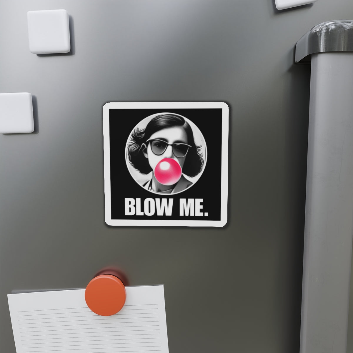 ANNE FRANK Blow Me Die-Cut Magnets Printify