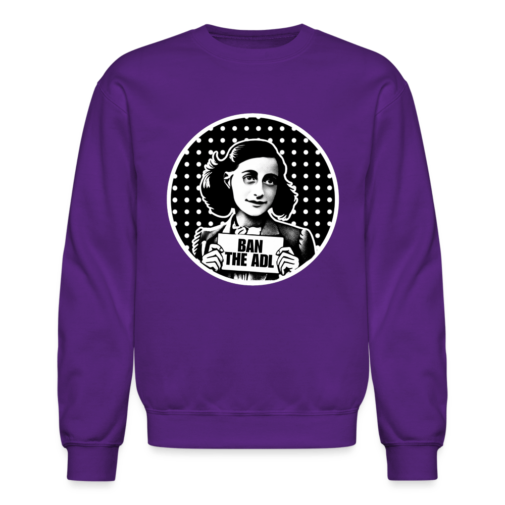 AF BAN THE ADL Crewneck Sweatshirt - BAD GOYS CLUB