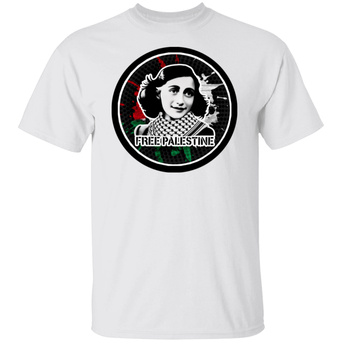 AF FREE PALESTINE G500 5.3 oz. T-Shirt - BAD GOYS CLUB