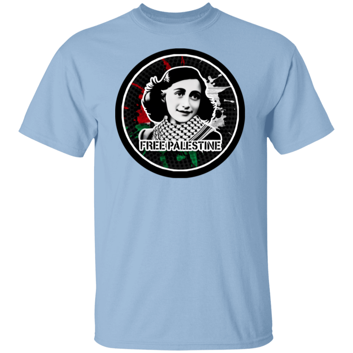 AF FREE PALESTINE G500 5.3 oz. T-Shirt - BAD GOYS CLUB