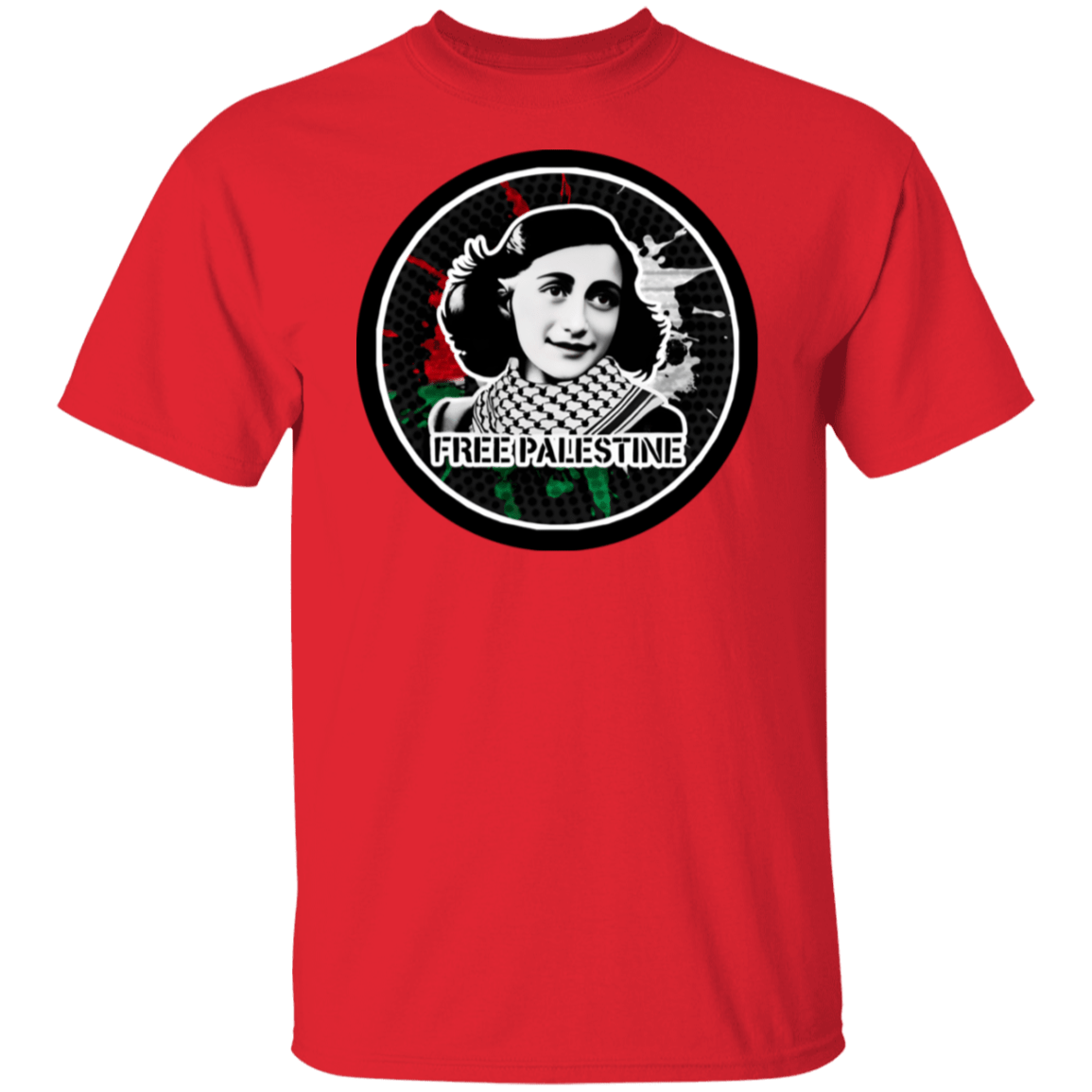 AF FREE PALESTINE G500 5.3 oz. T-Shirt - BAD GOYS CLUB