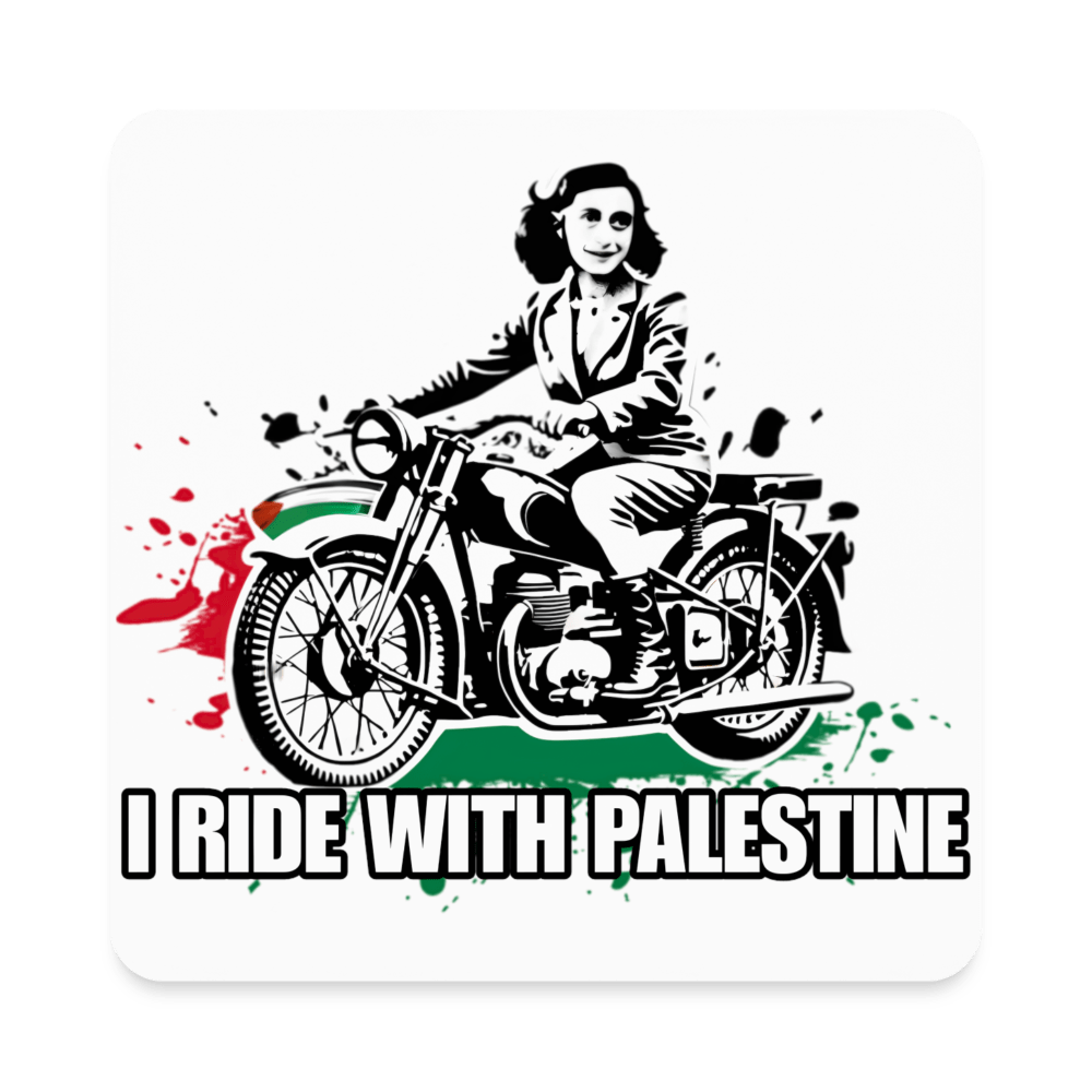 AF RIDE WITH PALESTINE Magnet - BAD GOYS CLUB