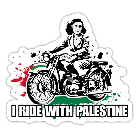 AF RIDE WITH PALESTINE Sticker - BAD GOYS CLUB