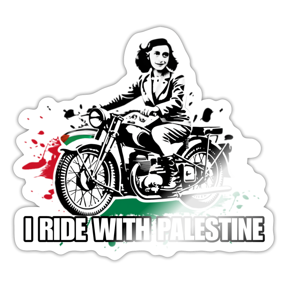 AF RIDE WITH PALESTINE Sticker - BAD GOYS CLUB