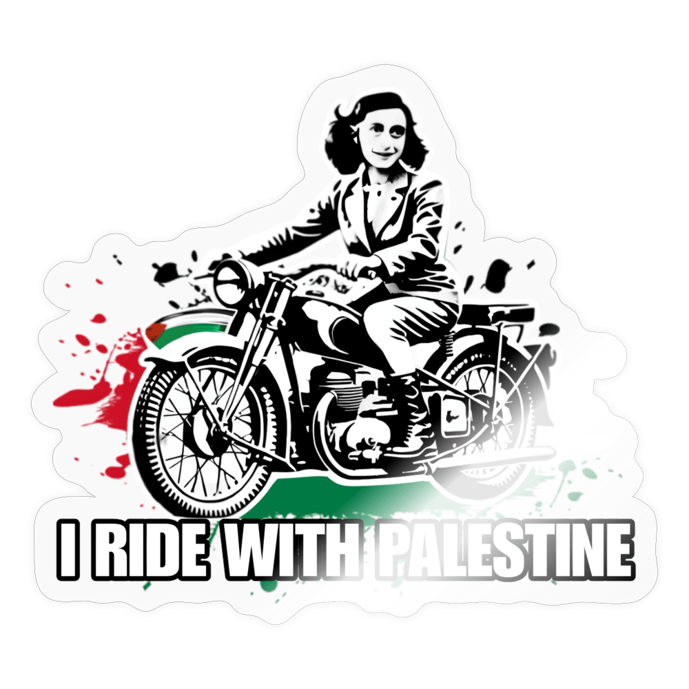 AF RIDE WITH PALESTINE Sticker - BAD GOYS CLUB