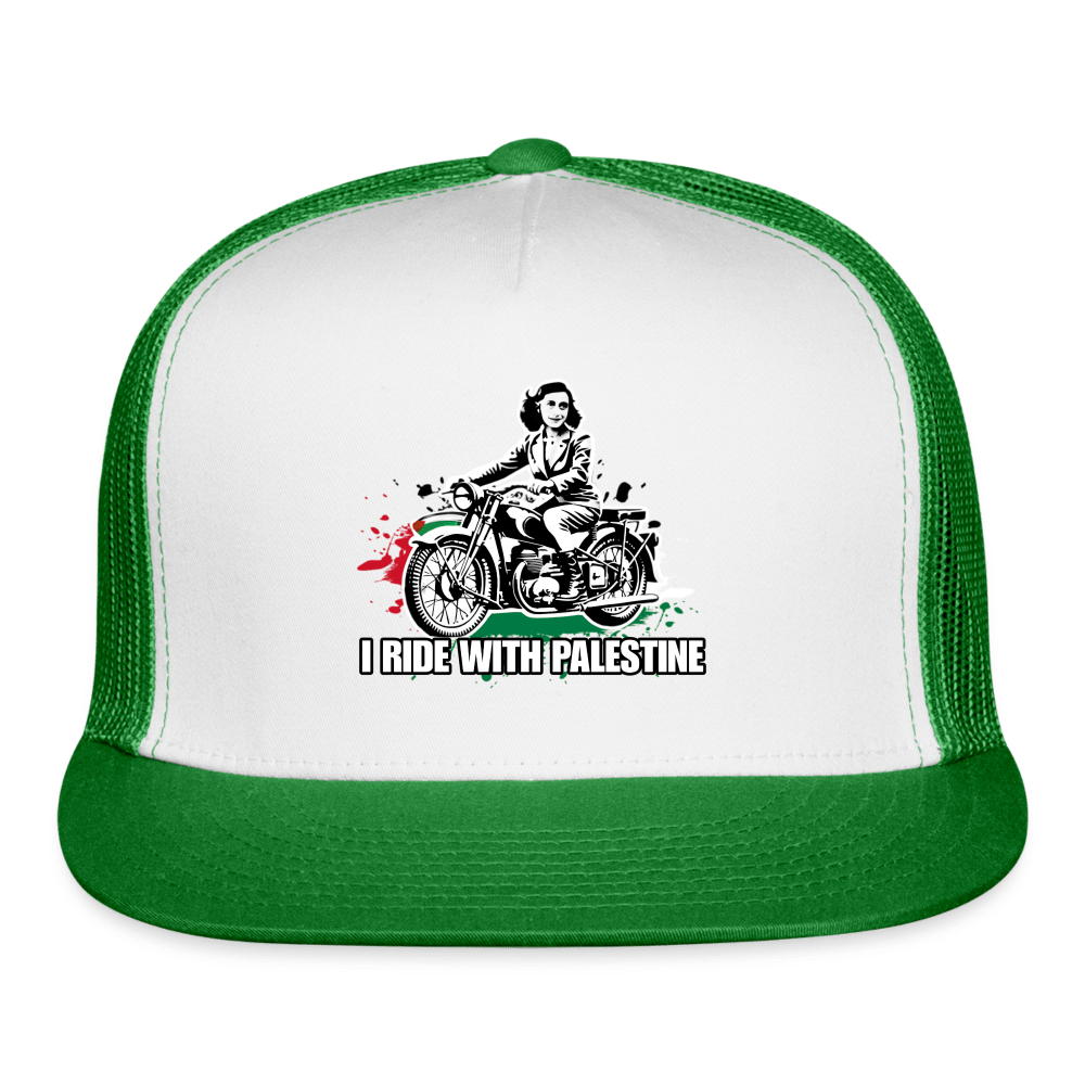 AF RIDE WITH PALESTINE Trucker Hat - BAD GOYS CLUB