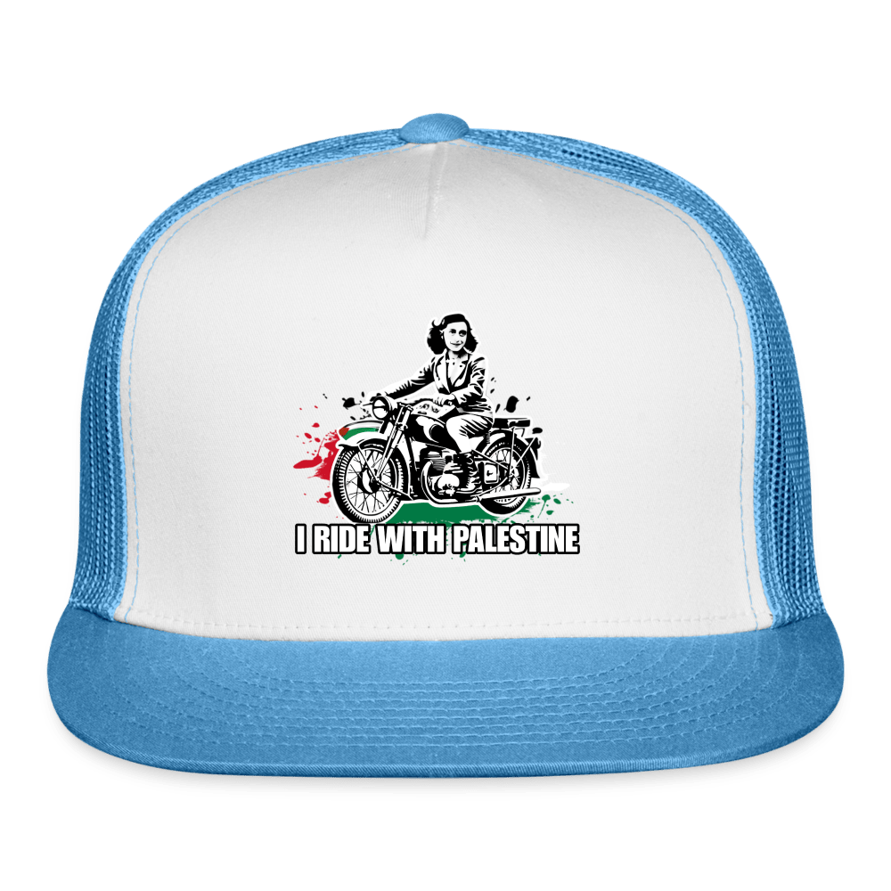 AF RIDE WITH PALESTINE Trucker Hat - BAD GOYS CLUB