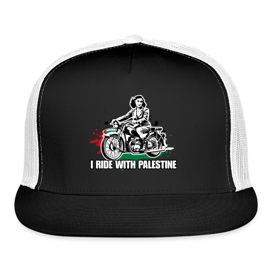 AF RIDE WITH PALESTINE Trucker Hat - BAD GOYS CLUB