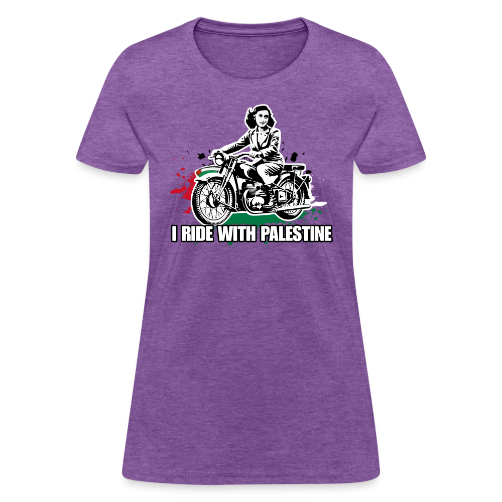 AF RIDE WITH PALESTINE Women’s T-shirt - BAD GOYS CLUB