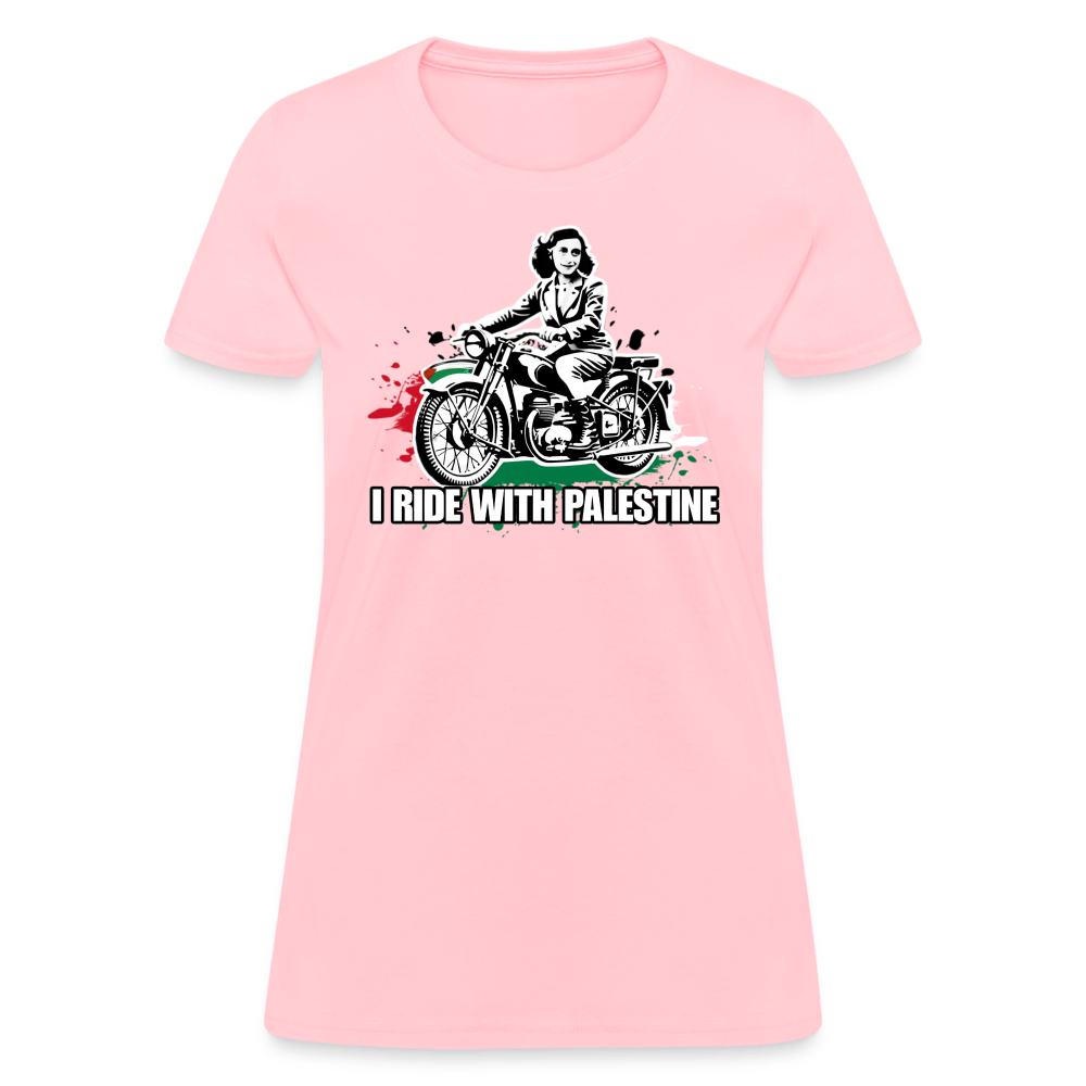 AF RIDE WITH PALESTINE Women’s T-shirt - BAD GOYS CLUB