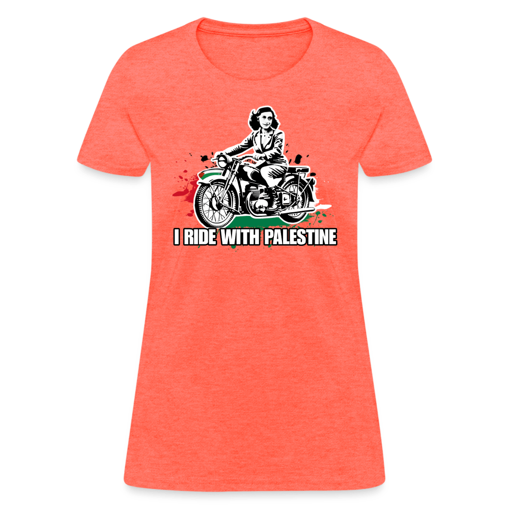 AF RIDE WITH PALESTINE Women’s T-shirt - BAD GOYS CLUB