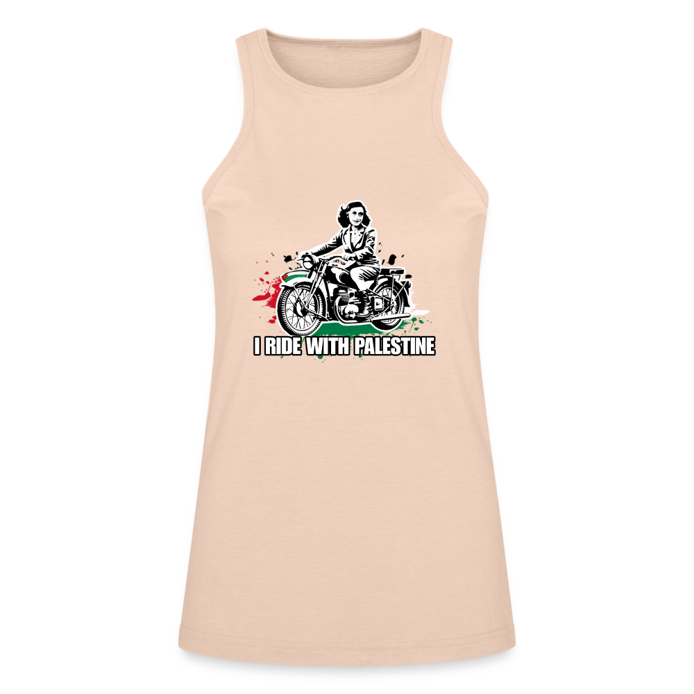 AF RIDE WITH PALESTINE Womens Tank - BAD GOYS CLUB