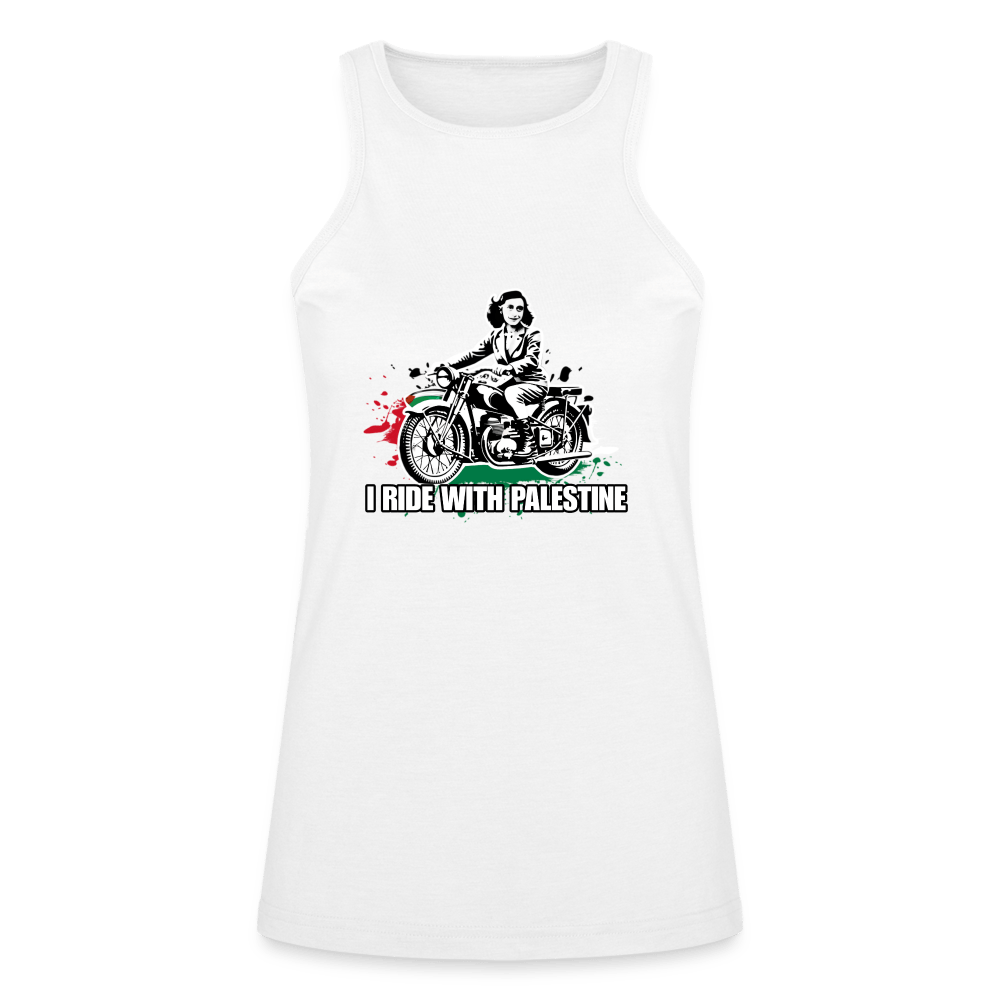 AF RIDE WITH PALESTINE Womens Tank - BAD GOYS CLUB