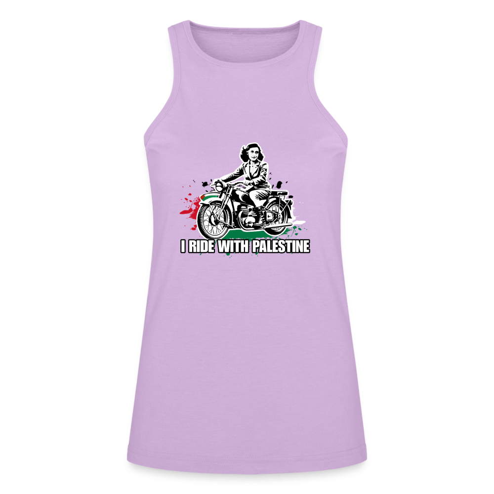 AF RIDE WITH PALESTINE Womens Tank - BAD GOYS CLUB