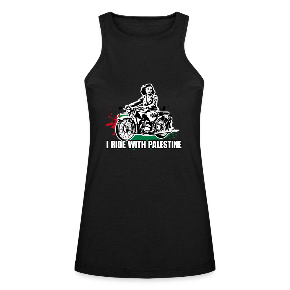 AF RIDE WITH PALESTINE Womens Tank - BAD GOYS CLUB