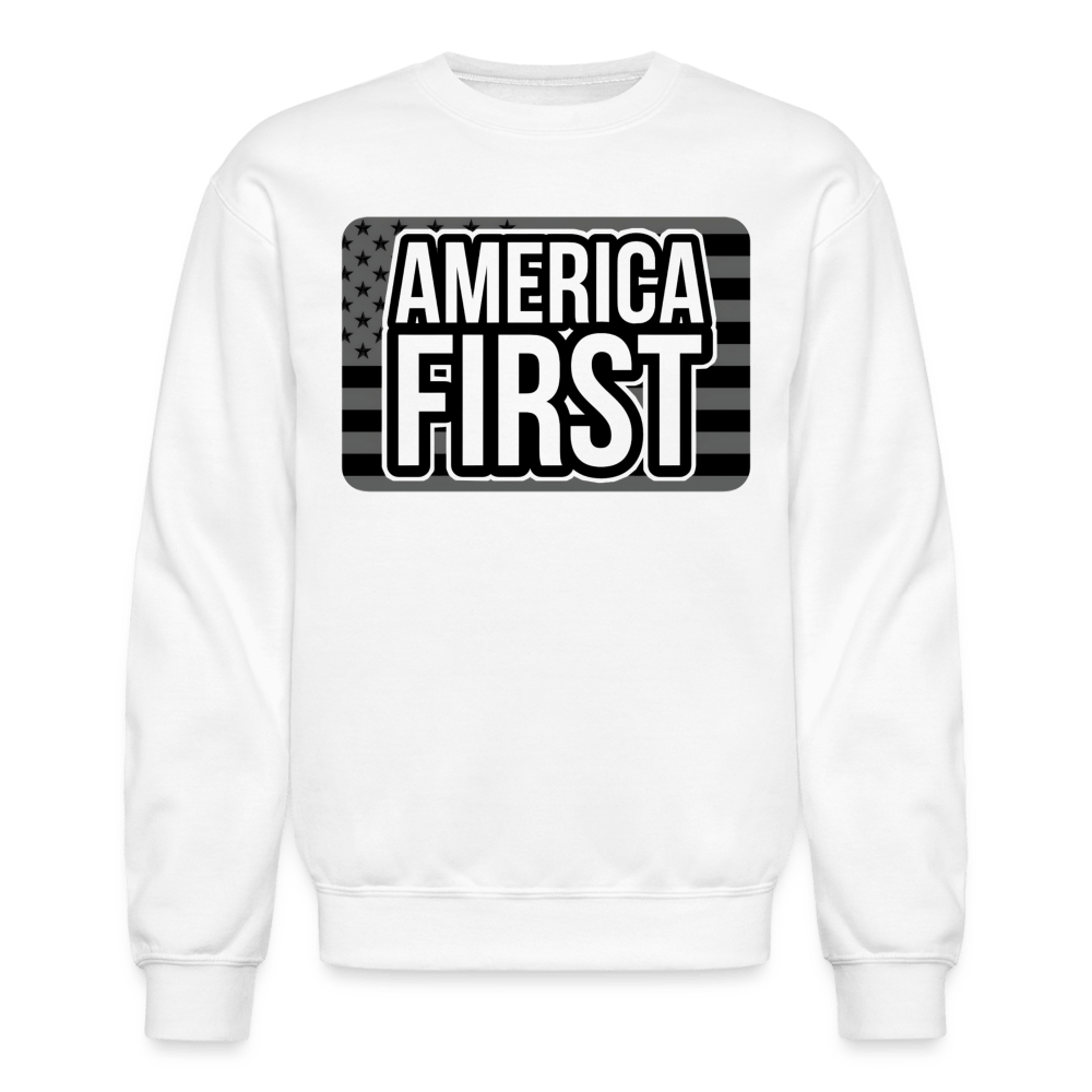 AMERICA FIRST Crewneck Sweatshirt - BAD GOYS CLUB