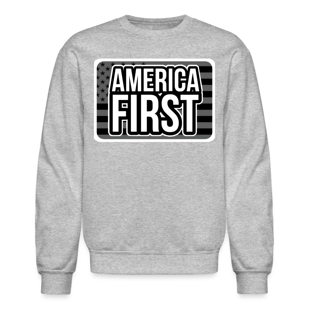 AMERICA FIRST Crewneck Sweatshirt - BAD GOYS CLUB