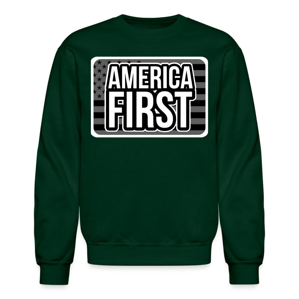 AMERICA FIRST Crewneck Sweatshirt - BAD GOYS CLUB