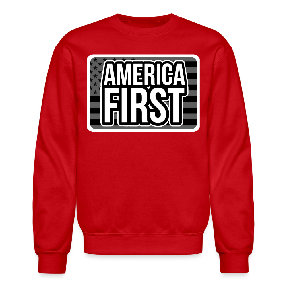 AMERICA FIRST Crewneck Sweatshirt - BAD GOYS CLUB