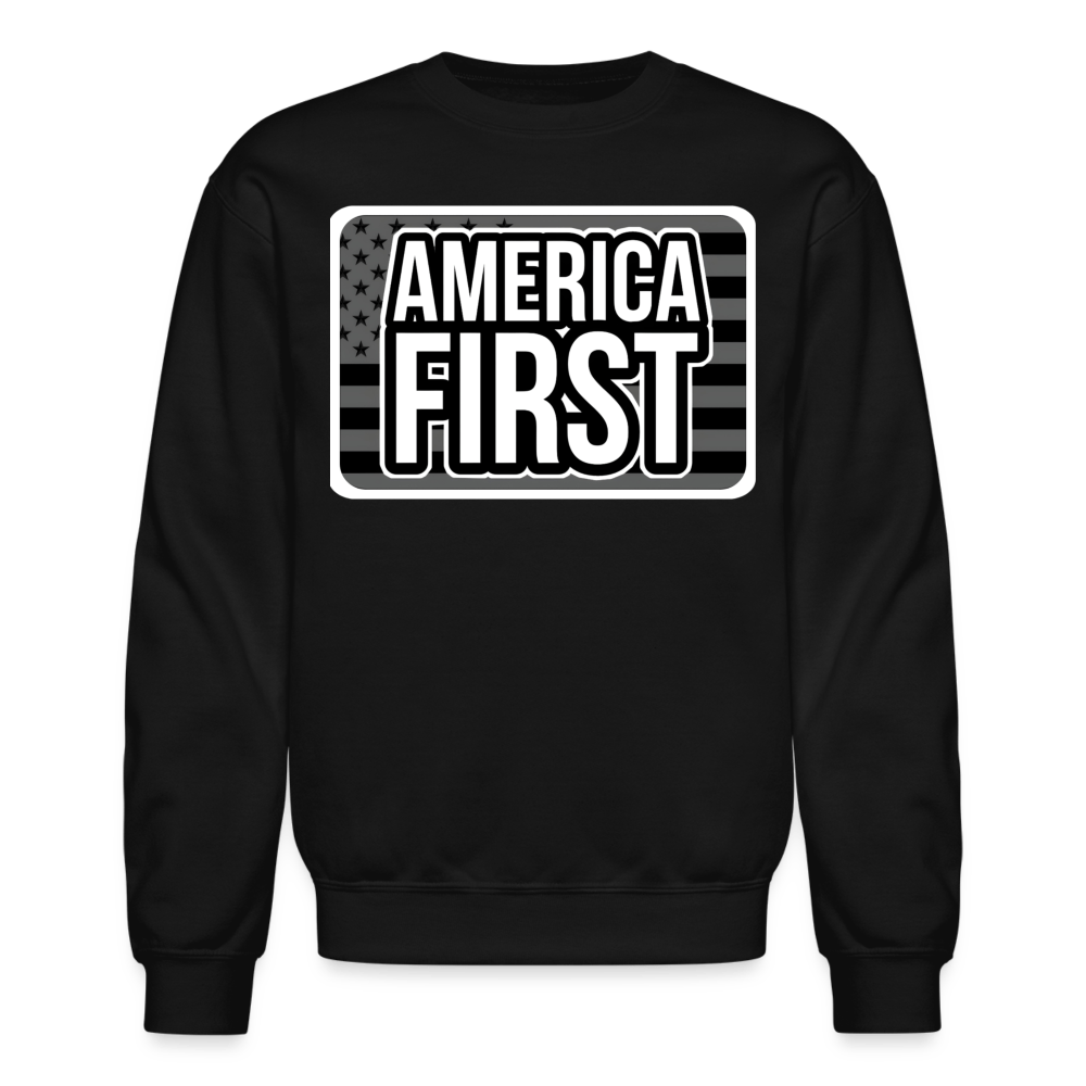 AMERICA FIRST Crewneck Sweatshirt - BAD GOYS CLUB