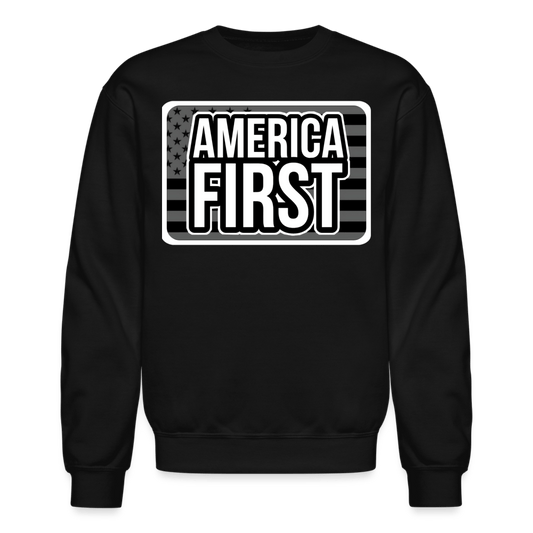 AMERICA FIRST Crewneck Sweatshirt - BAD GOYS CLUB