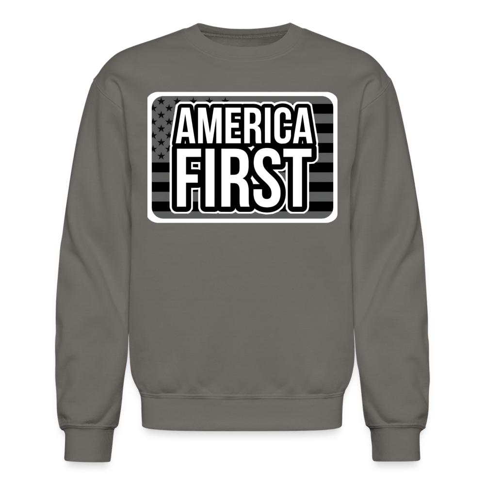 AMERICA FIRST Crewneck Sweatshirt - BAD GOYS CLUB