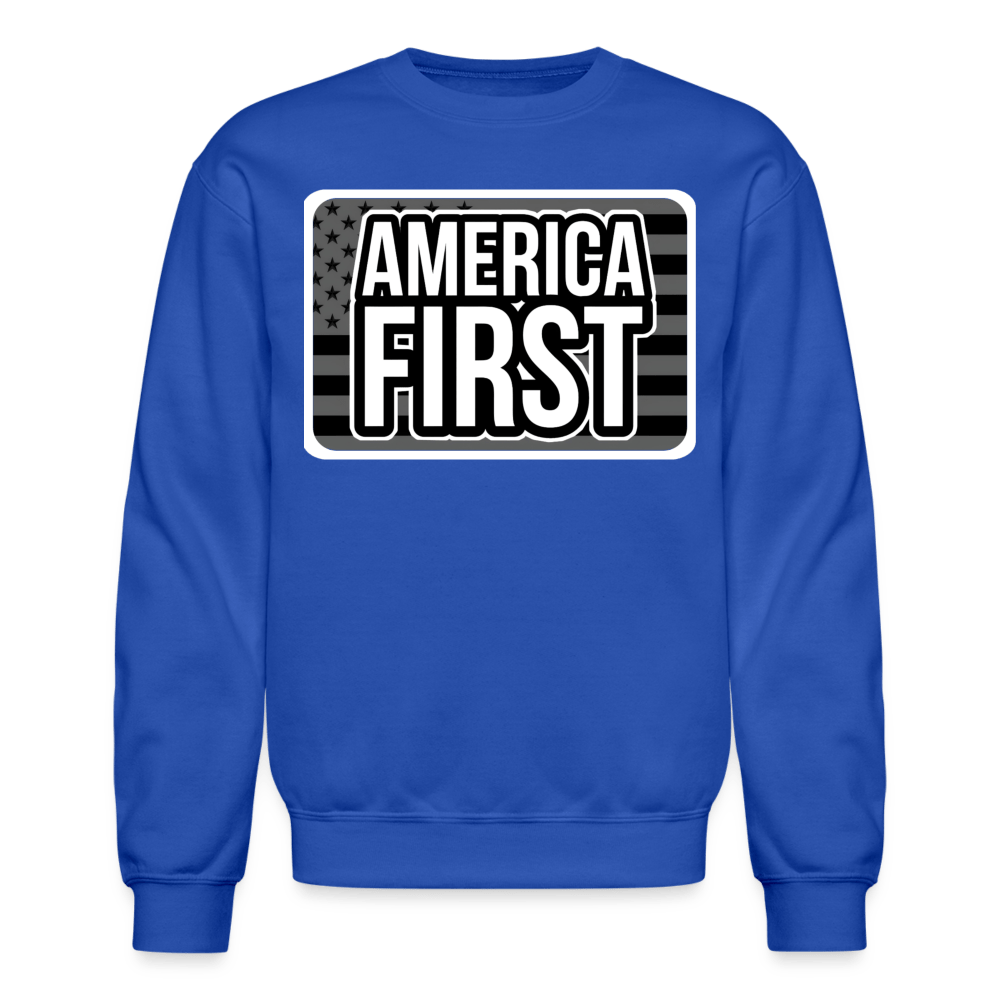 AMERICA FIRST Crewneck Sweatshirt - BAD GOYS CLUB