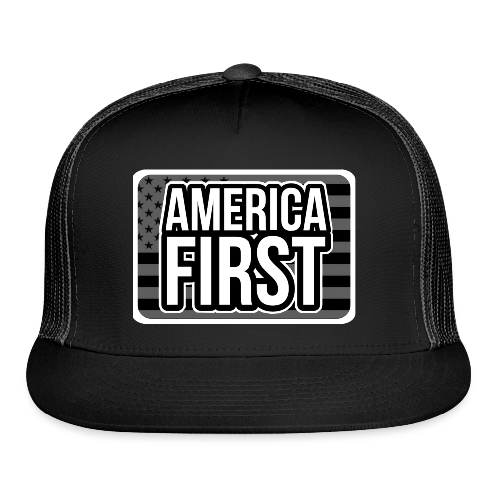 AMERICA FIRST Trucker Hat - BAD GOYS CLUB