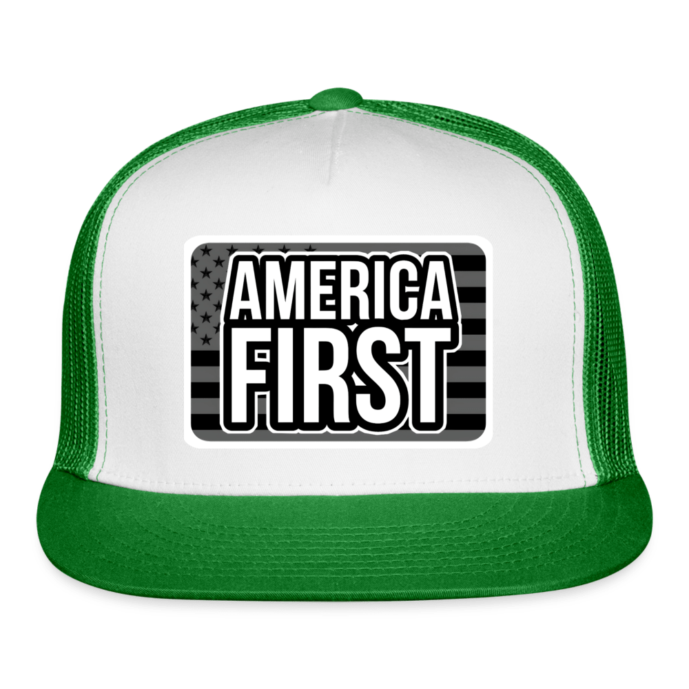 AMERICA FIRST Trucker Hat - BAD GOYS CLUB