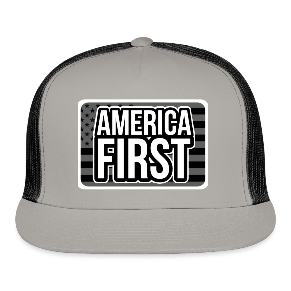 AMERICA FIRST Trucker Hat - BAD GOYS CLUB