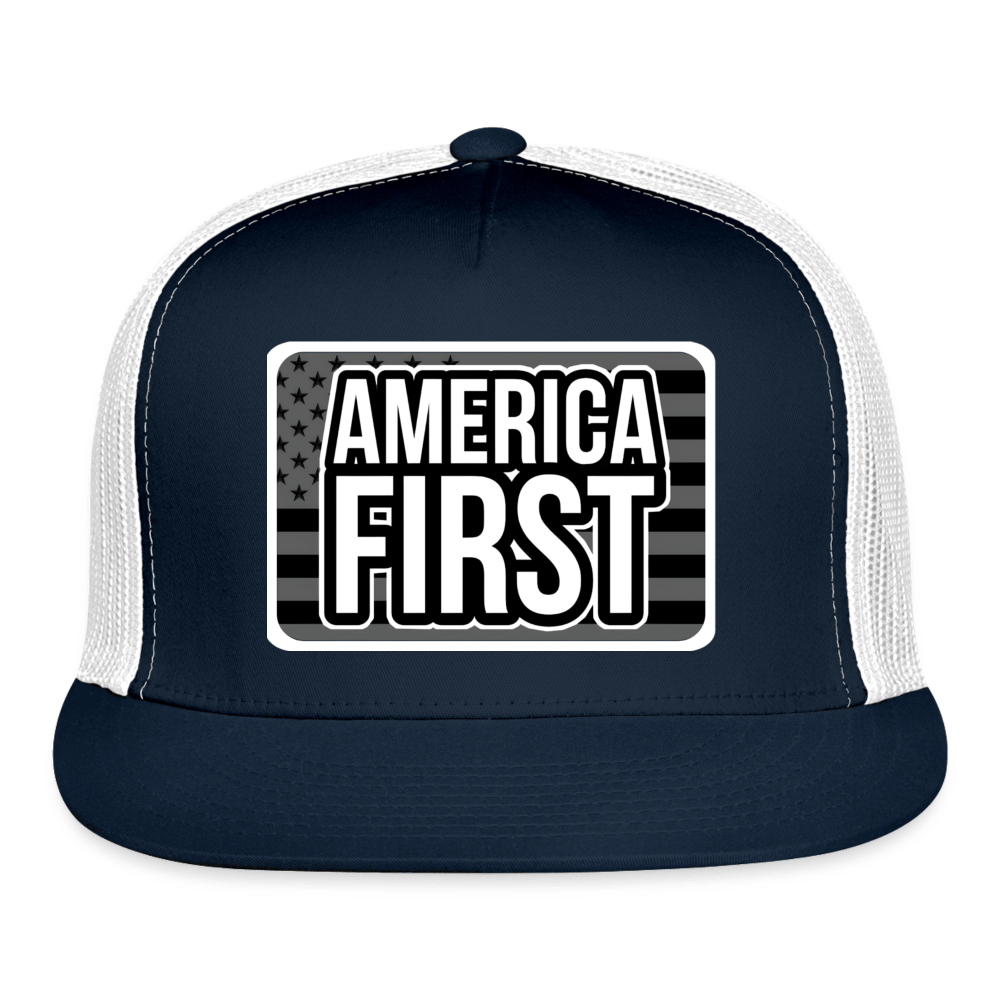 AMERICA FIRST Trucker Hat - BAD GOYS CLUB