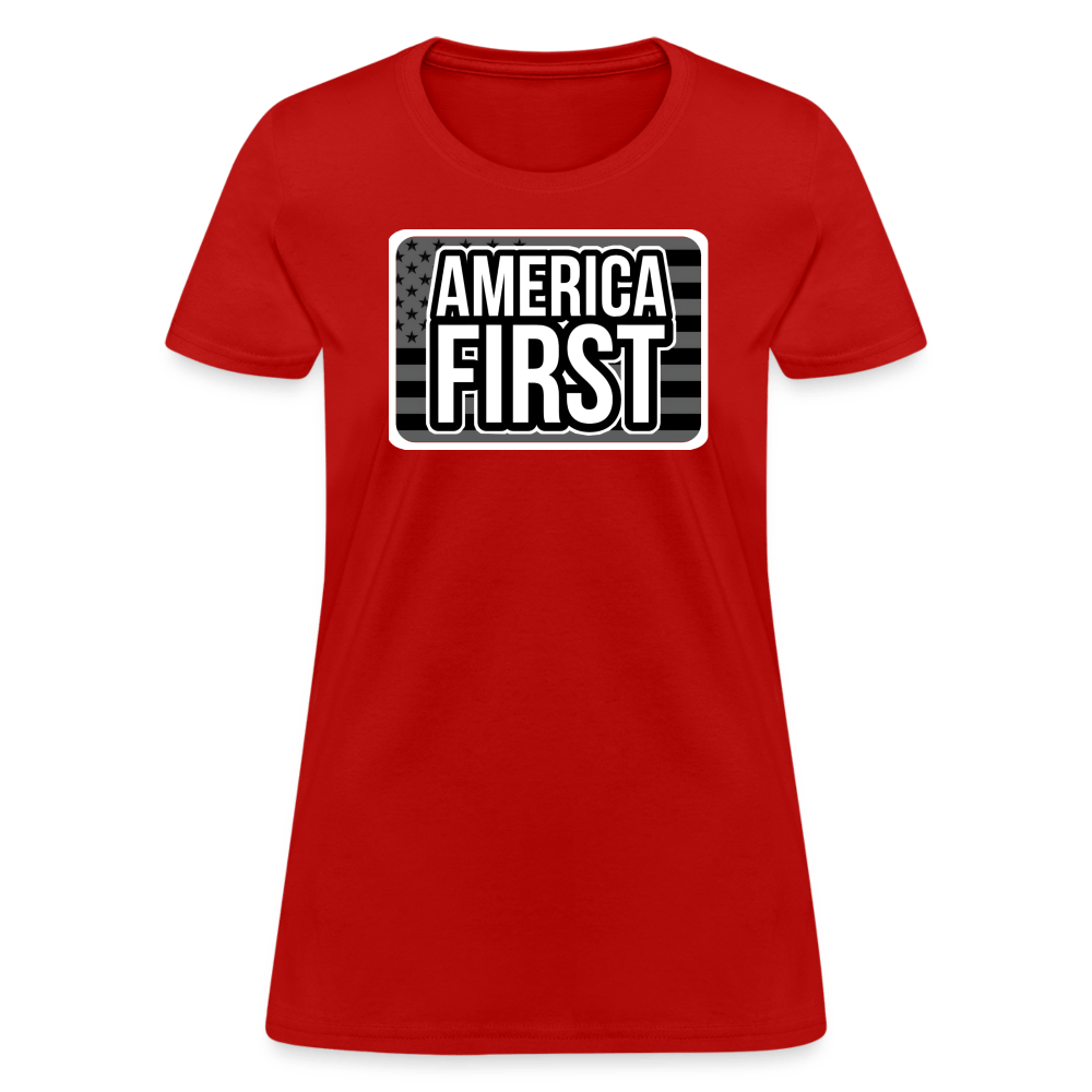 AMERICA FIRST Women’s T-shirt - BAD GOYS CLUB