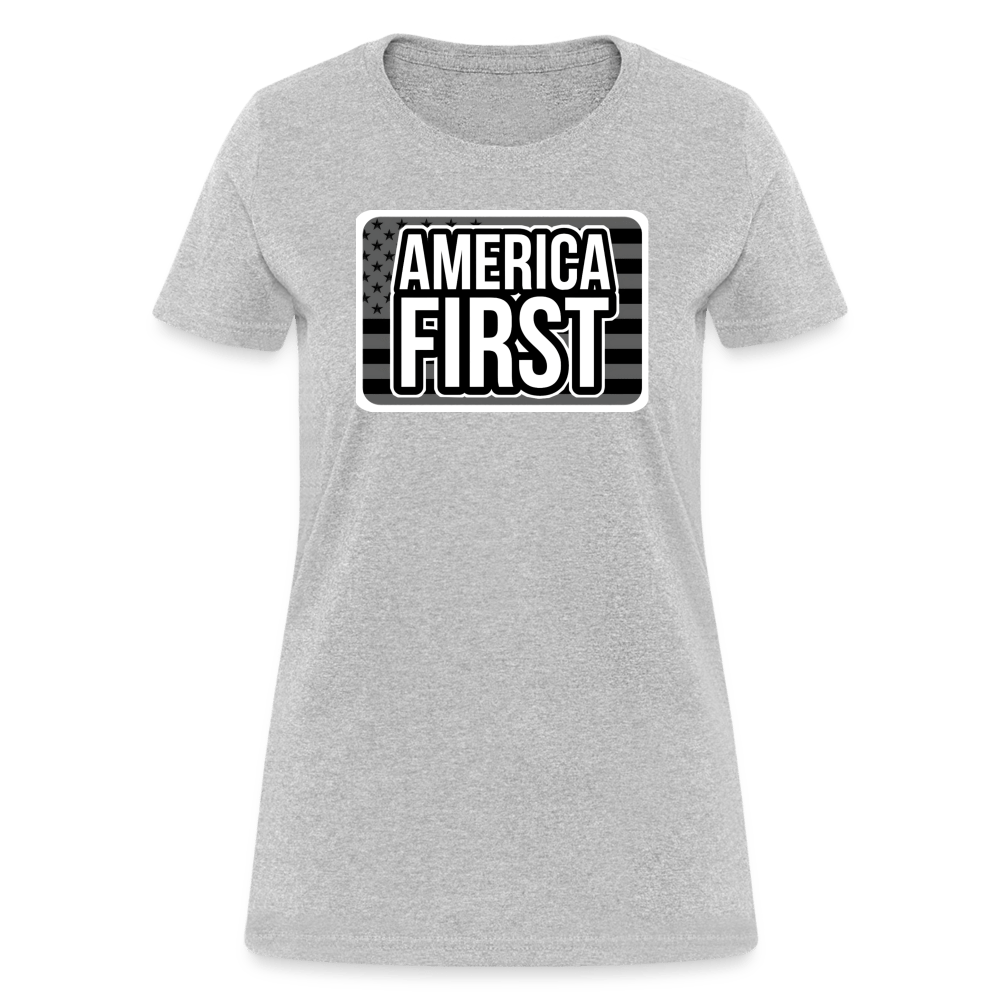 AMERICA FIRST Women’s T-shirt - BAD GOYS CLUB