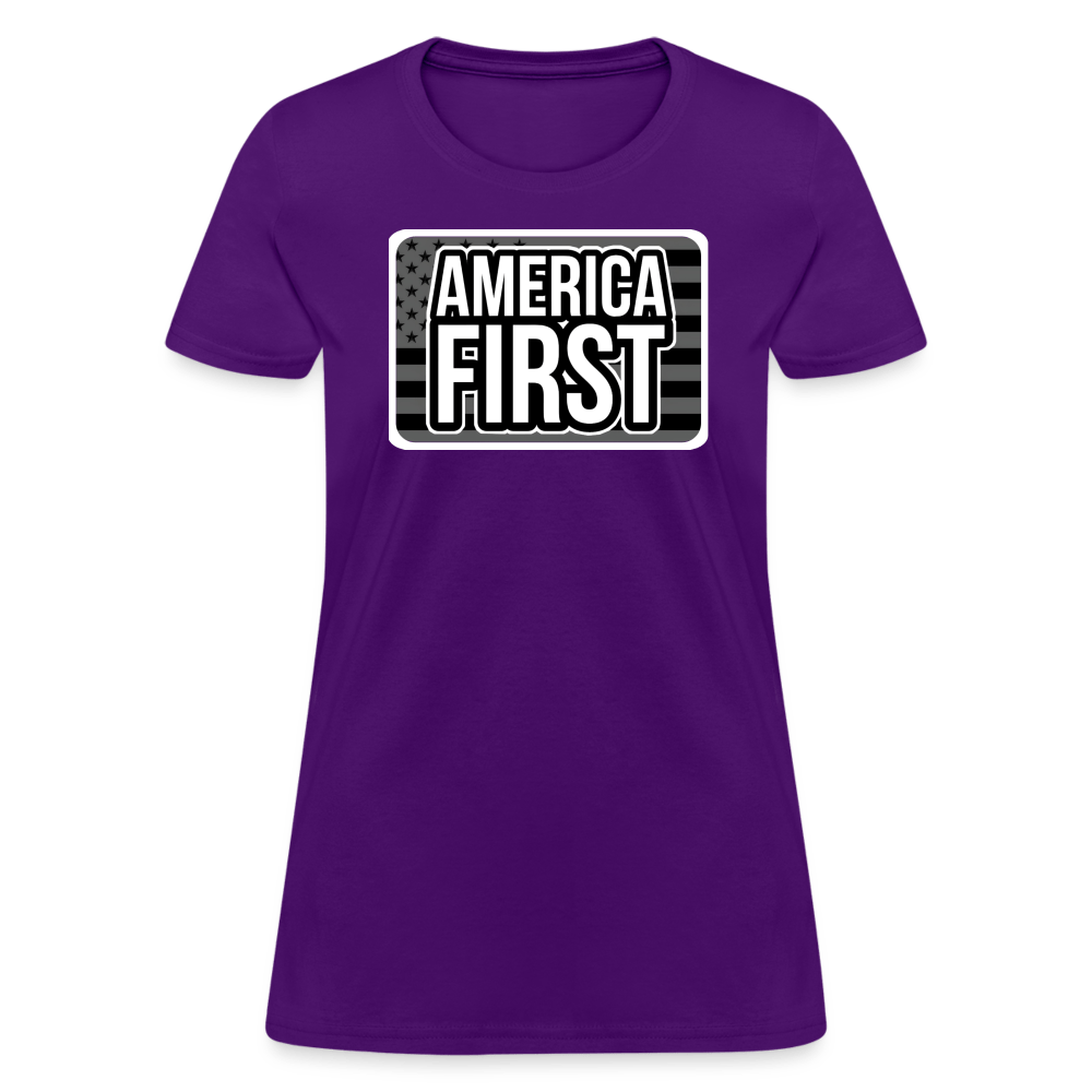 AMERICA FIRST Women’s T-shirt - BAD GOYS CLUB