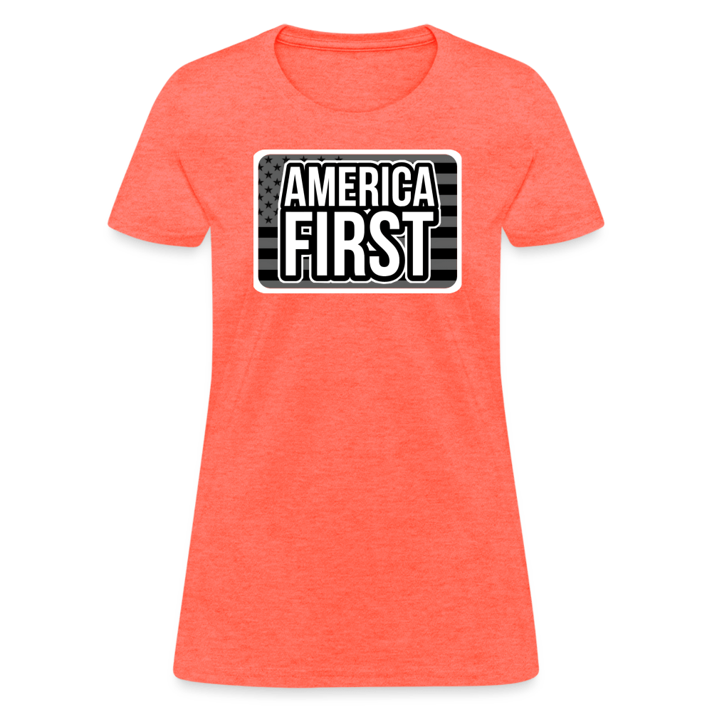 AMERICA FIRST Women’s T-shirt - BAD GOYS CLUB