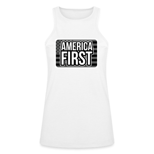 AMERICA FIRST Womens Tank - BAD GOYS CLUB