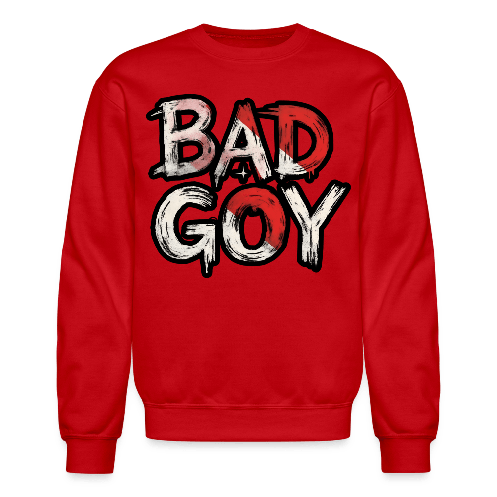 BG BRUSHSTROKE Crewneck Sweatshirt - BAD GOYS CLUB