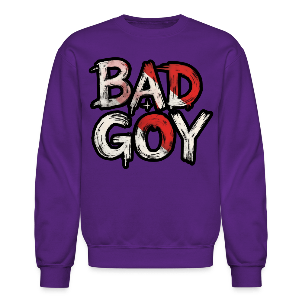 BG BRUSHSTROKE Crewneck Sweatshirt - BAD GOYS CLUB