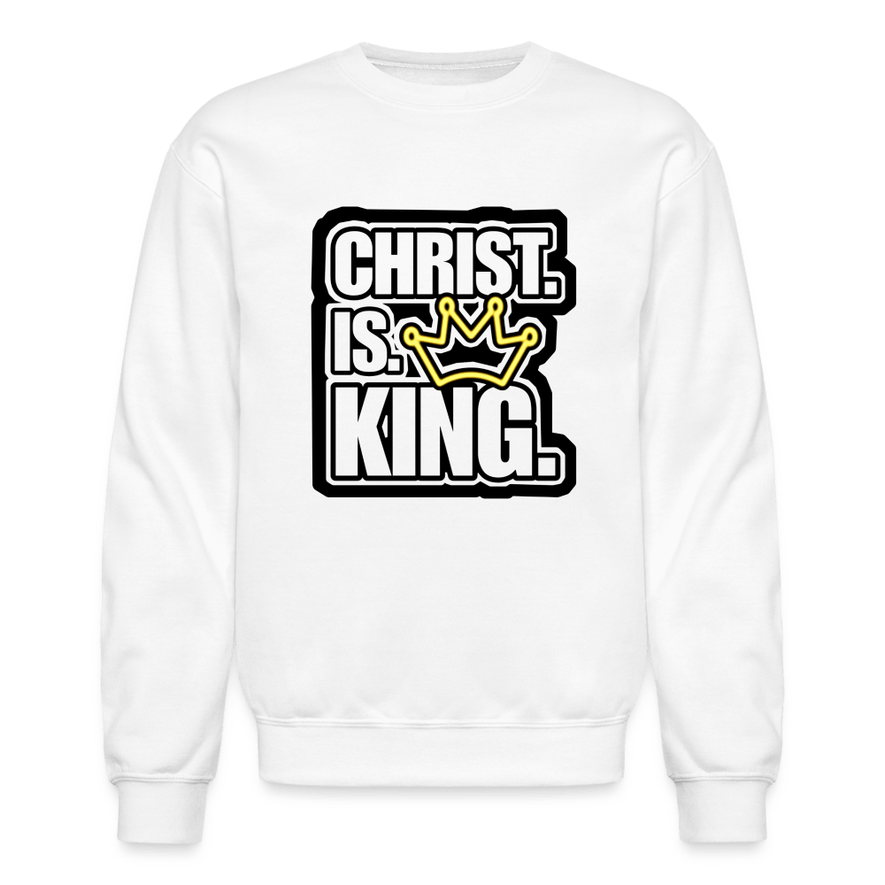 CHRIST IS KING CROWN Crewneck Sweatshirt - BAD GOYS CLUB