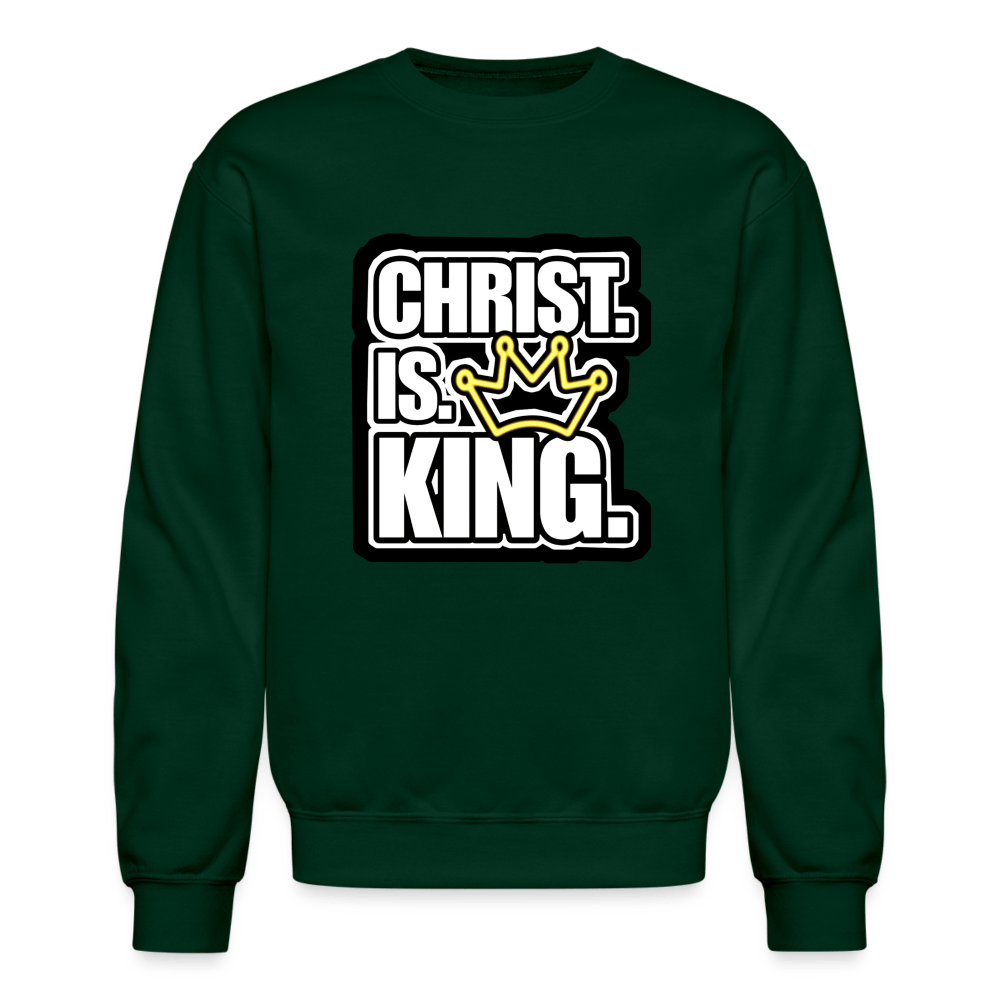 CHRIST IS KING CROWN Crewneck Sweatshirt - BAD GOYS CLUB