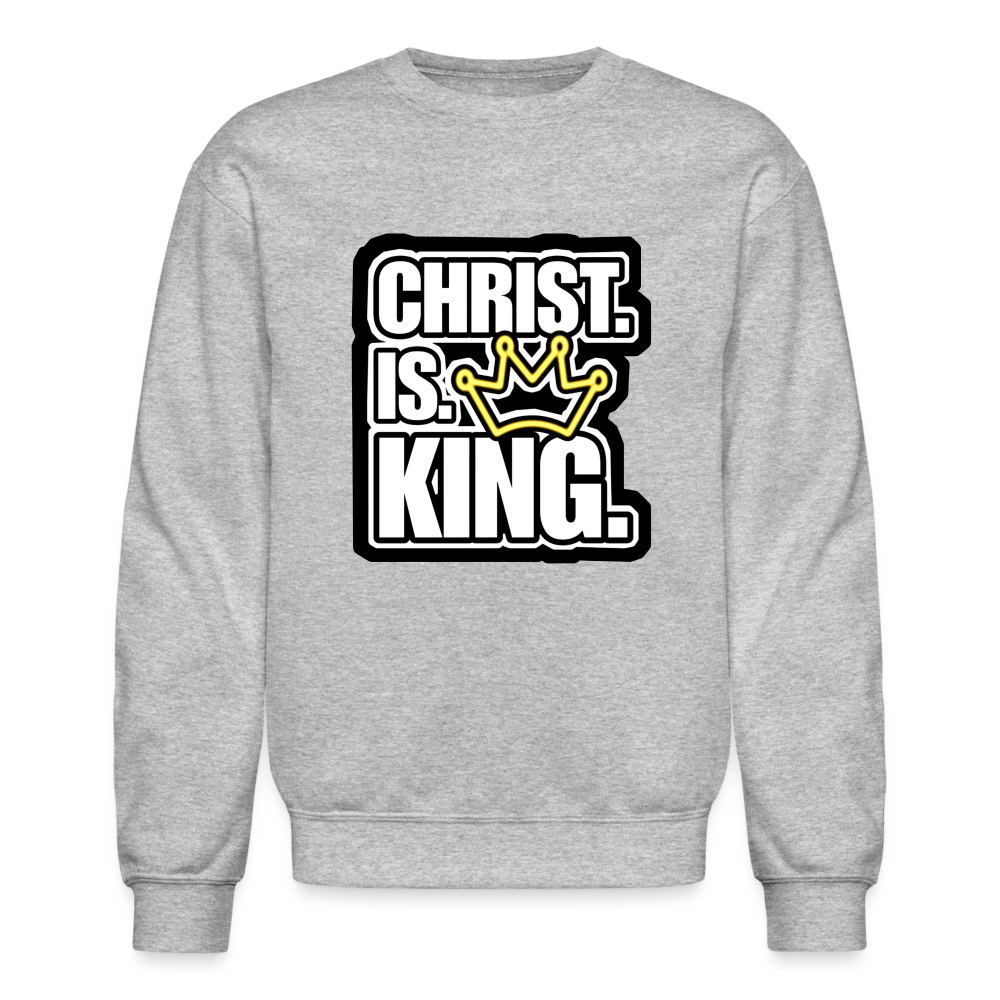 CHRIST IS KING CROWN Crewneck Sweatshirt - BAD GOYS CLUB