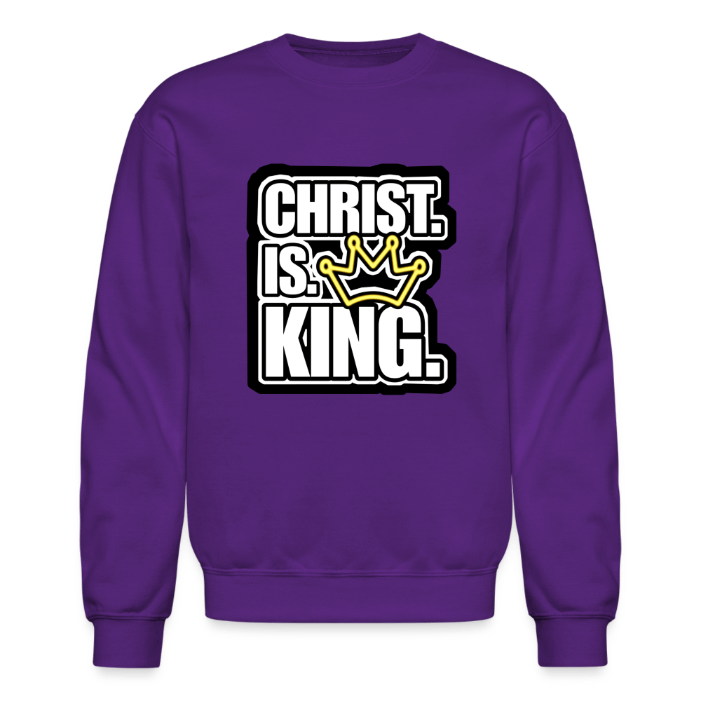 CHRIST IS KING CROWN Crewneck Sweatshirt - BAD GOYS CLUB