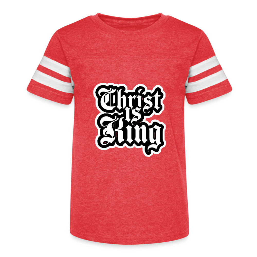 CHRIST IS KING Kids Football T - BAD GOYS CLUB