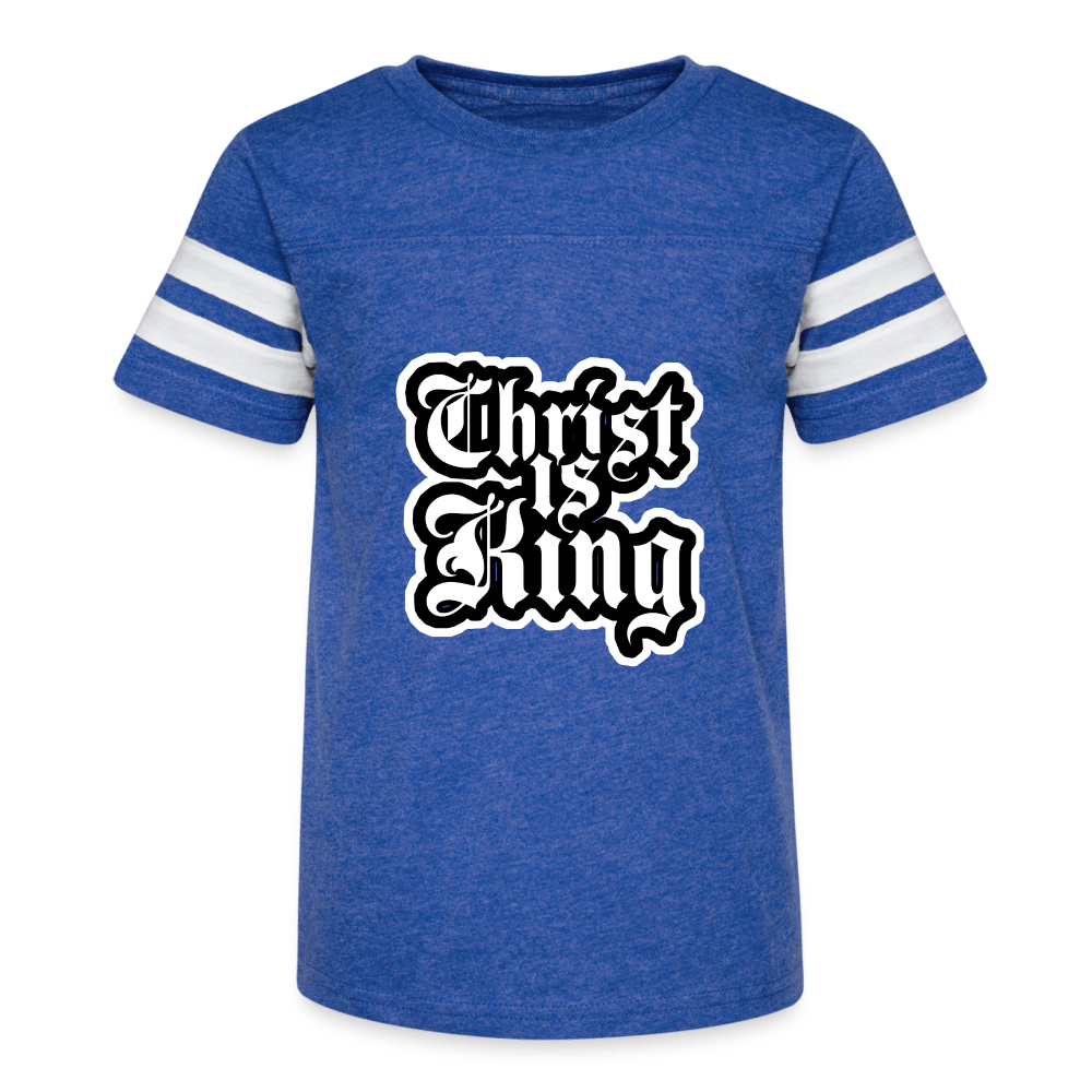 CHRIST IS KING Kids Football T - BAD GOYS CLUB